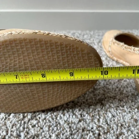 STUART Weitzman | Dree Gold Toe Espadrilles Flats - Picture 11 of 11